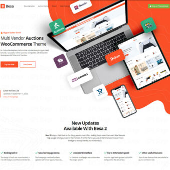 Download Besa – Elementor Marketplace WooCommerce Theme @ Only $4.99