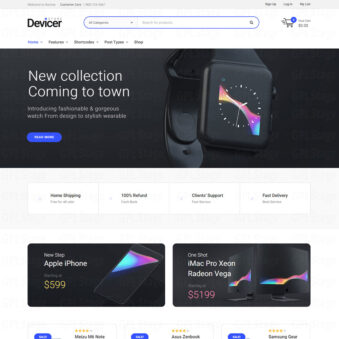 Download Devicer – Electronics, Mobile & Tech Store @ Only $4.99