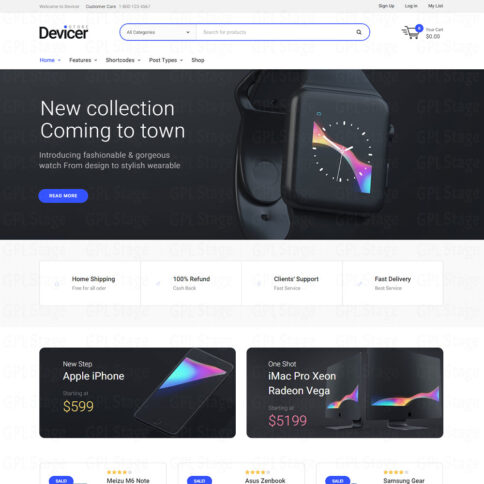 Download Devicer – Electronics, Mobile &Amp; Tech Store @ Only $4.99