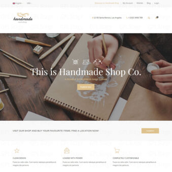 Download Handmade – Shop WordPress WooCommerce Theme @ Only $4.99