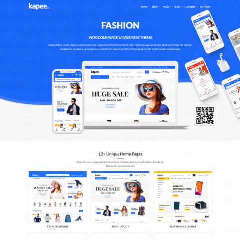 Download Kapee – Modern Multipurpose Woocommerce Theme @ Only $4.99