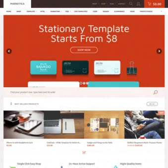 Download Marketica – eCommerce and Marketplace – WooCommerce WordPress Theme @ Only $4.99