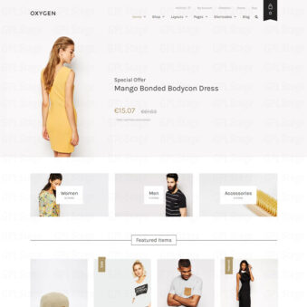 Download Oxygen – WooCommerce WordPress Theme @ Only $4.99