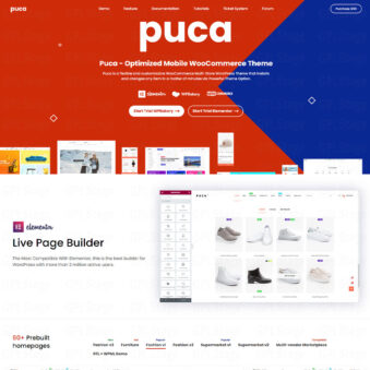 Download Puca – Optimized Mobile WooCommerce Theme @ Only $4.99