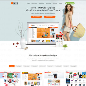 Download Revo – Multipurpose Elementor WooCommerce WordPress Theme @ Only $4.99
