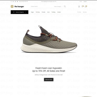 Download The Hanger – eCommerce WordPress Theme for WooCommerce @ Only $4.99