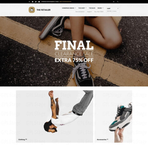 Download The Retailer – Premium Woocommerce Theme @ Only $4.99