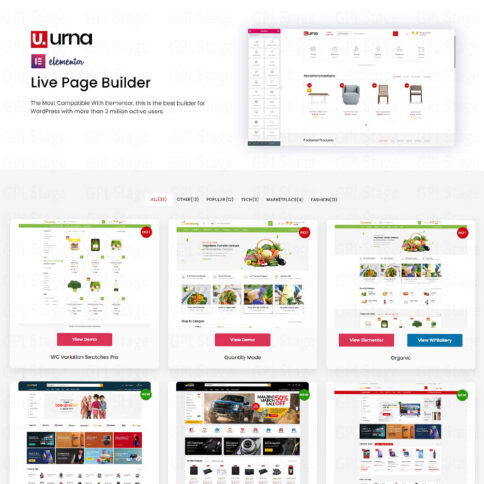 Download Urna – All-In-One Woocommerce Wordpress Theme @ Only $4.99