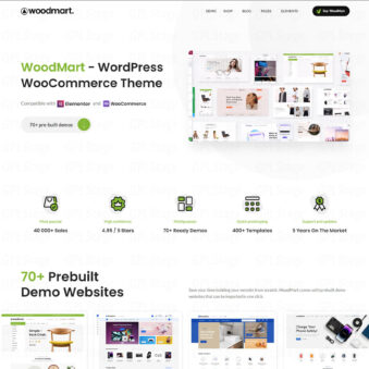 Download WoodMart – Multipurpose WooCommerce Theme @ Only $4.99