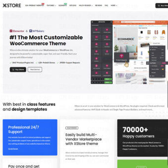Download XStore – Responsive Multi-Purpose WooCommerce Theme @ Only $4.99