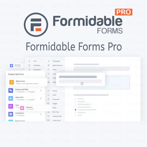 Download Formidable Forms Pro – Wordpress Form Builder Plugin @ Only $4.99