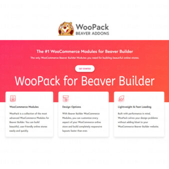 Download WooPack for Beaver Builder @ Only $4.99