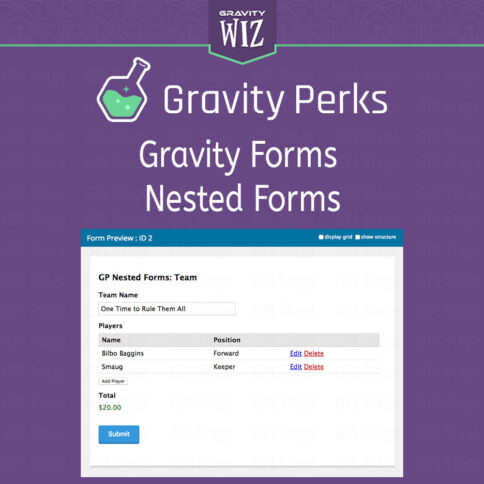 Download Gravity Perks – Gravity Forms Nested Forms @ Only $4.99