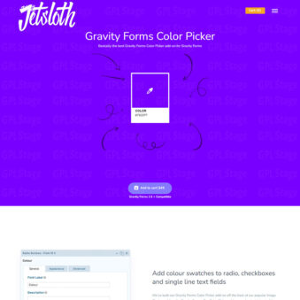 Download Jetsloth – Gravity Forms Color Picker @ Only $4.99