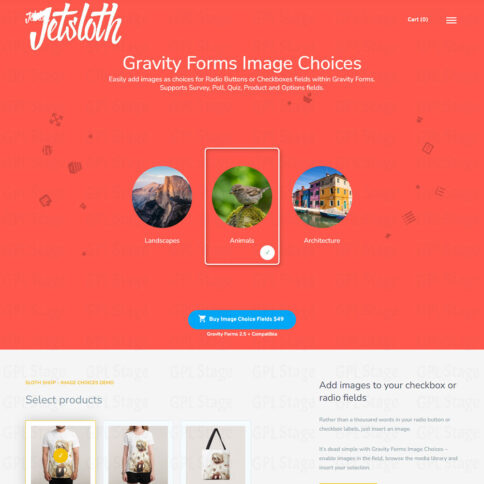 Download Jetsloth – Gravity Forms Image Choices @ Only $4.99