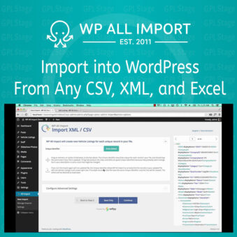 Download WP All Import Pro Package @ Only $4.99
