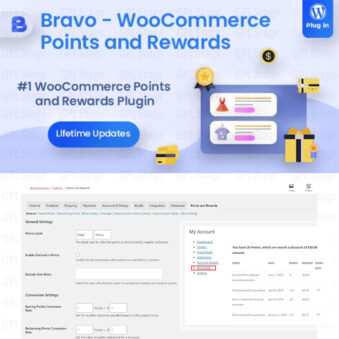 Download Bravo – WooCommerce Points and Rewards – WordPress Plugin @ Only $4.99