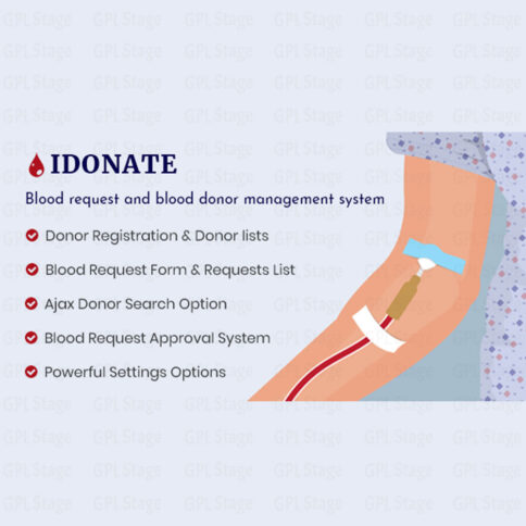 Download Idonatepro – Blood Donation, Request And Donor Management Wordpress Plugin @ Only $4.99