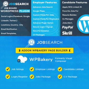 Download JobSearch WP Job Board WordPress Plugin @ Only $4.99