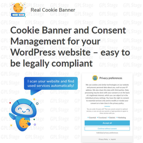 Download Real Cookie Banner Pro @ Only $4.99