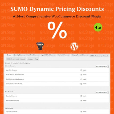 Download Sumo Woocommerce Dynamic Pricing Discounts @ Only $4.99