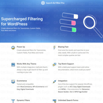 Download Search & Filter Pro – Advanced Filtering for WordPress @ Only $4.99