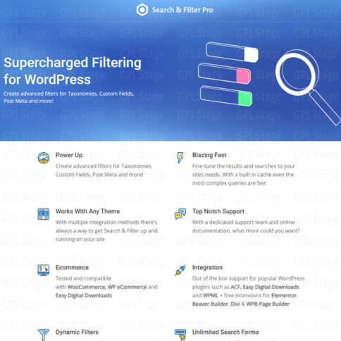 Download Search &Amp; Filter Pro – Advanced Filtering For Wordpress @ Only $4.99