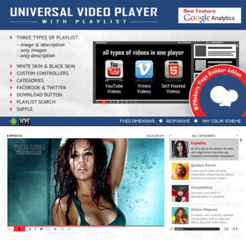 Download Universal Video Player For Wpbakery Page Builder @ Only $4.99