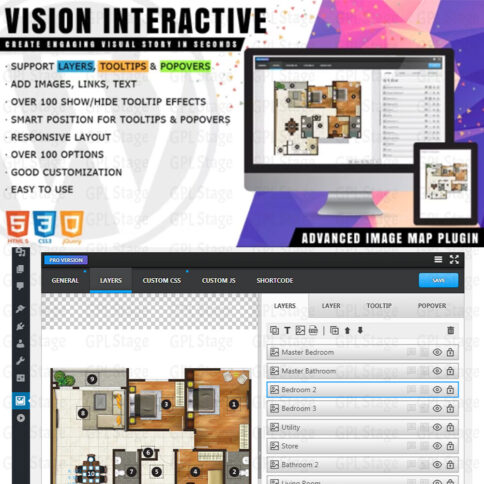 Download Vision Interactive – Image Map Builder For Wordpress @ Only $4.99