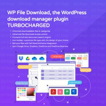 Download WP File Download – The File Manager WordPress Plugin With Cloud Addon @ Only $4.99