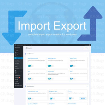 Download WP Import Export WordPress Plugin @ Only $4.99