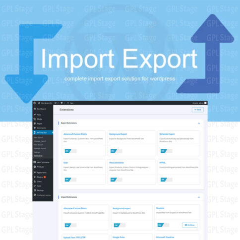 Download Wp Import Export Wordpress Plugin @ Only $4.99
