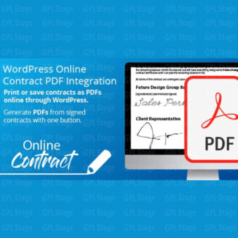 Download WP Online Contract PDF Print Integration @ Only $4.99