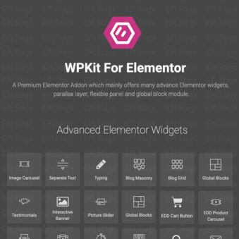 Download WPKit For Elementor | Advanced Elementor Widgets Collection & Parallax Layer @ Only $4.99