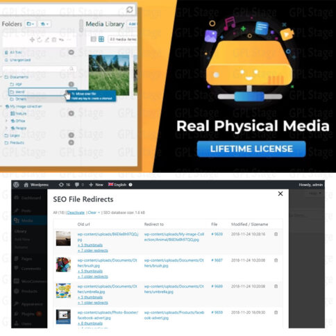 Download Wordpress Real Physical Media: Physical Media Folders &Amp; Seo Rewrites @ Only $4.99