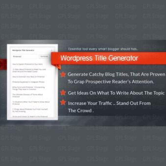 Download WordPress Title Generator Plugin @ Only $4.99