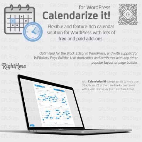 Download Calendarize It! For Wordpress @ Only $4.99