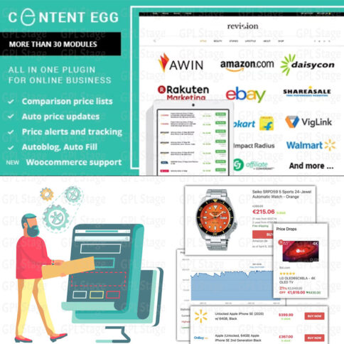 Download Content Egg – All In One Plugin For Affiliate, Price Comparison, Deal Sites @ Only $4.99