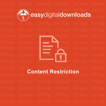 Download Easy Digital Downloads Content Restriction @ Only $4.99