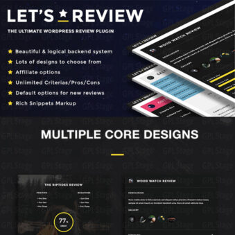 Download Let's Review WordPress Plugin @ Only $4.99