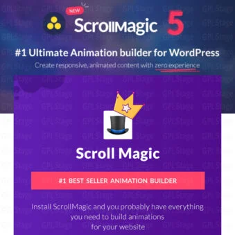 Download Scroll Magic WordPress – Scrolling Animation Builder Plugin @ Only $4.99