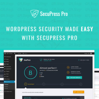 Download SecuPress Pro - WordPress Plugin @ Only $4.99