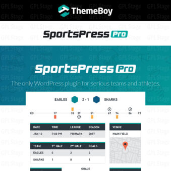 Download SportsPress Pro WordPress Plugin @ Only $4.99