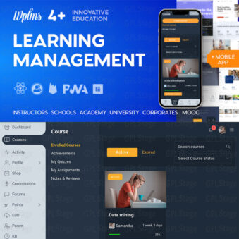 Download WPLMS Learning Management System for WordPress @ Only $4.99