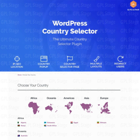 Download Wordpress Country Selector Plugin @ Only $4.99