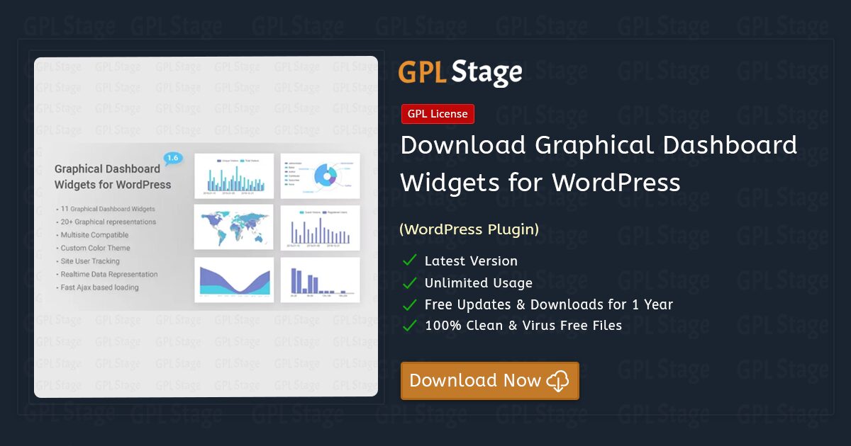 Graphical Dashboard Widgets For Wordpress