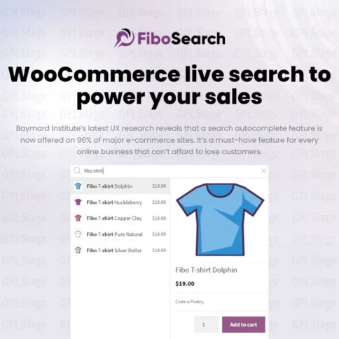 Download Fibosearch Pro (Formerly Ajax Search For Woocommerce) @ Only $4.99