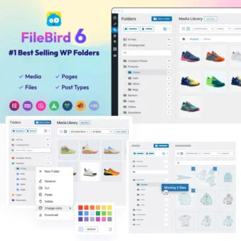 Download FileBird PRO – WordPress Media Library Folders @ Only $4.99