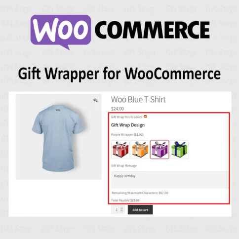 Download Gift Wrapper For Woocommerce @ Only $4.99