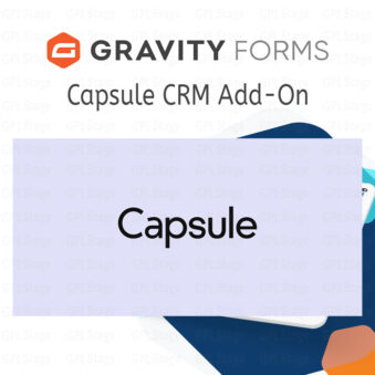 Download Gravity Forms Capsule CRM Addon @ Only $4.99